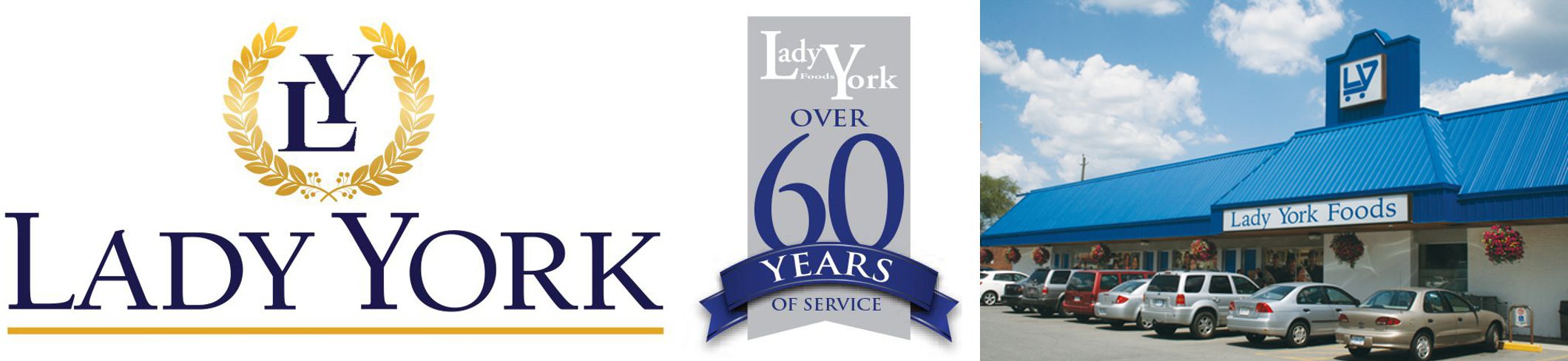 Lady York Foods - Over 60 Years Logo